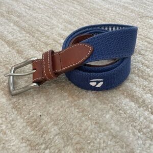 Peter Millar Navy and Chestnut Belt